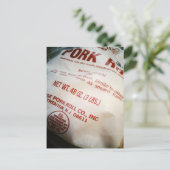 Hoesje varkensrol briefkaart (Staand voorkant)