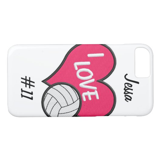  HOESJE Volleyball iPhone 7 (Achterkant (Horizontaal))