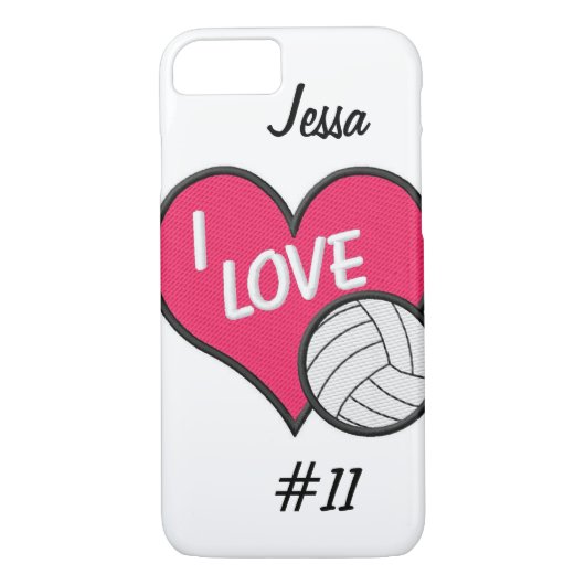 HOESJE Volleyball iPhone 7 (Achterkant)