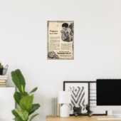 Hoesje voor advertentiemateriaal in het tijdschri Poster (Thuiskantoor)