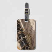 Hoesje voor Clarinet woodwind Bagagelabel (Voorkant (verticaal))