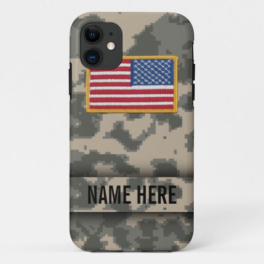 Hoesje voor digitale camouflage legerstijl (Achterkant)
