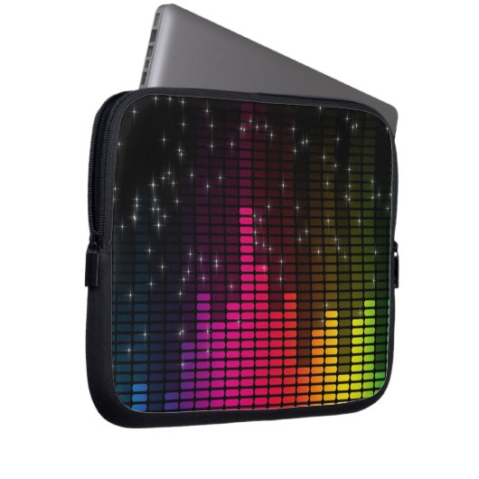 Hoesje voor Disco Music-laptop met gelijke kenmerk Laptop Sleeve (Voorkant Rechts)