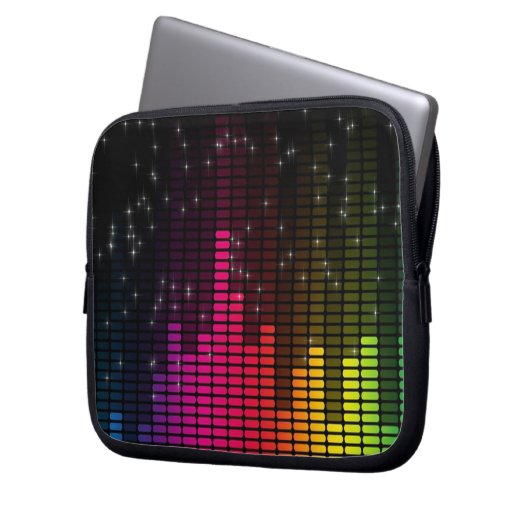 Hoesje voor Disco Music-laptop met gelijke kenmerk Laptop Sleeve (Voorkant Links)
