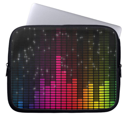 Hoesje voor Disco Music-laptop met gelijke kenmerk Laptop Sleeve (Voorkant)