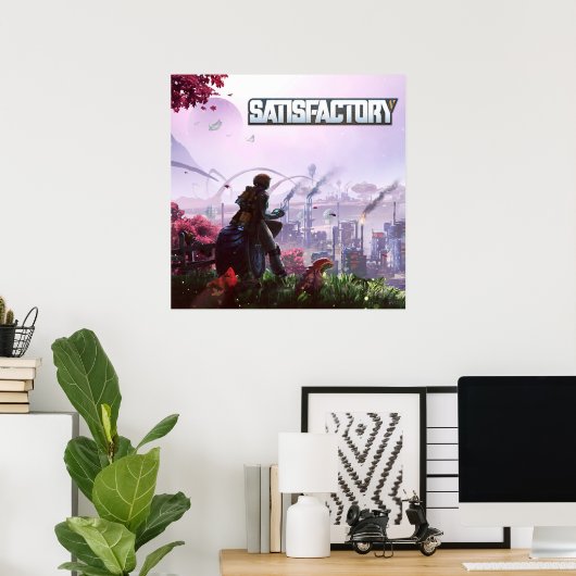 Hoesje voor een goed gamen poster (Thuiskantoor)