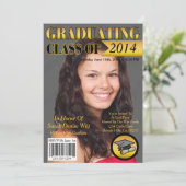 Hoesje voor Gold- en Black Graduing Class Magazine Kaart (Staand voorkant)