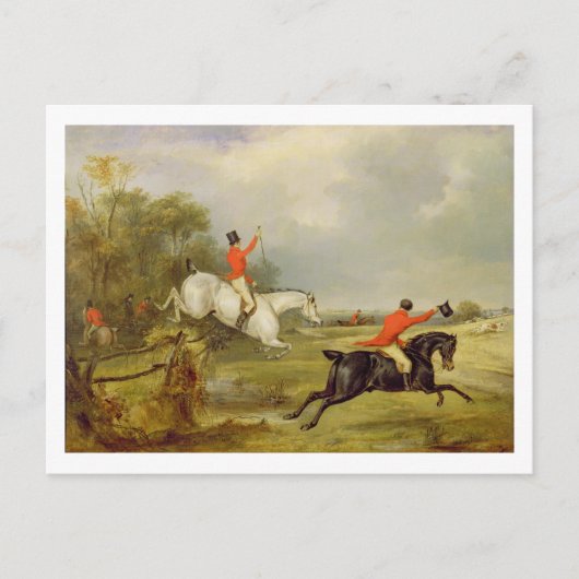 Hoesje voor het breken, de gang van bachelor (olie briefkaart (Voorkant)