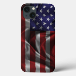 Hoesje voor iPhone 13 met vlag van de Verenigde St