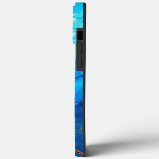 Hoesje voor iphone 13 pro max in Oekraïense kleure (Achterkant / Links)