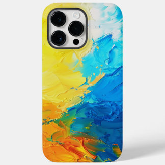 Hoesje voor iphone 14 pro max in Oekraïense kleure