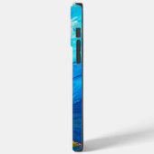 Hoesje voor iphone 14 pro max in Oekraïense kleure (Achterkant / Links)