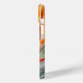 Hoesje voor iPhone 15 - Waterverf Exotic Flower (Achterkant / Links)