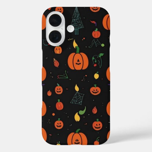 Hoesje voor iPhone 16 Halloween (Achterkant)