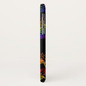 Hoesje voor iPhone/iPad met regenboogananas. (Achterkant/links)