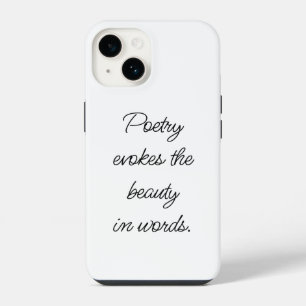 Hoesje voor iPhone met poëzie iPhone 14 Hoesje