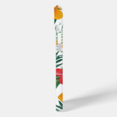 Hoesje voor iPhone met tropische bladeren (Achterkant / Links)