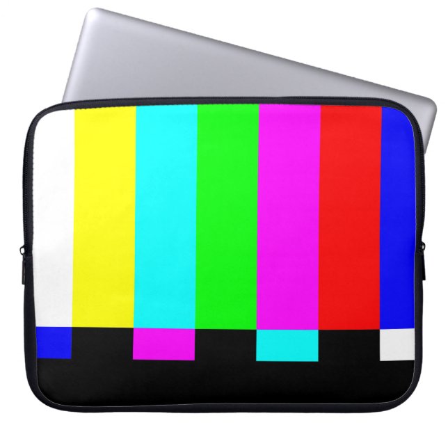 Hoesje voor kleurenbalklaptop laptop sleeve (Voorkant)
