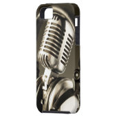 Hoesje voor microfoon en hoofdtelefoon Hoesje (Achterkant Links)