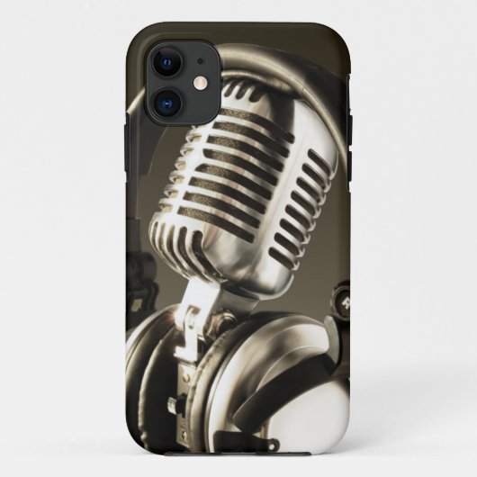 Hoesje voor microfoon en hoofdtelefoon Hoesje (Achterkant)