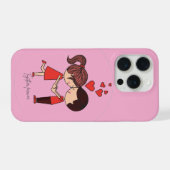 Hoesje voor stel telefoon iPhone hoesje (Achterkant horizontaal)