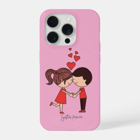 Hoesje voor stel telefoon iPhone hoesje (Achterkant)