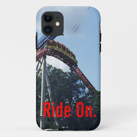 Hoesje voor telefoon met achtbaan (Achterkant)