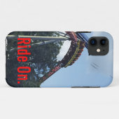 Hoesje voor telefoon met achtbaan (Achterkant (horizontaal))