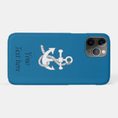 Hoesje voor telefoon - Scheepsanker v.2 (Achterkant (horizontaal))