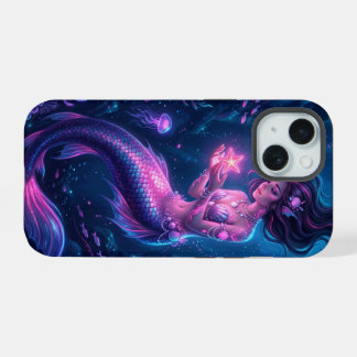 hoesje voor telefoon zeemeermin iPhone 15 case