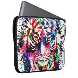 Hoesje voor tijger laptop | Abstracte kunstwerken  Laptop Sleeve