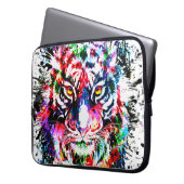 Hoesje voor tijger laptop | Abstracte kunstwerken Sleeve (Voorkant Links)