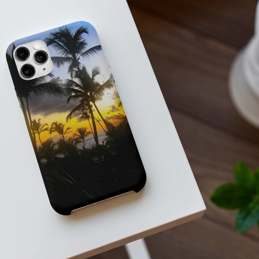 Hoesje voor Tropical Sunset Print