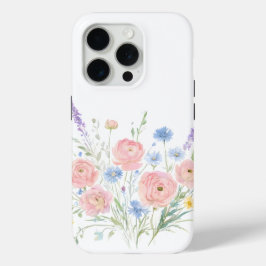 Hoesje voor wilderbloem telefoon Floral Cottagecor