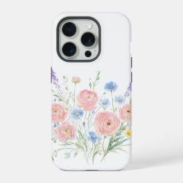 Hoesje voor wilderbloem telefoon Floral Cottagecor iPhone 15 Pro Case