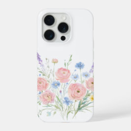 Hoesje voor wilderbloem telefoon Floral Cottagecor iPhone 15 Pro Case