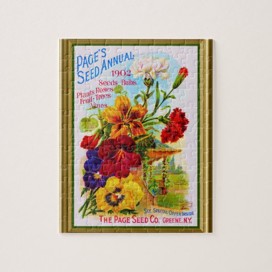  Hoesje voor zaadcatalogus Puzzle Legpuzzel (Verticaal)