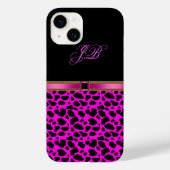 Hoesje Wild Pink Black (Achterkant)