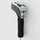 Hoesje zeemacht en groen Golf Cart Golf Golfheadcover (Schuin)