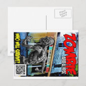 Hoesje Zombie Apocalypse Briefkaart (Voorkant / Achterkant)