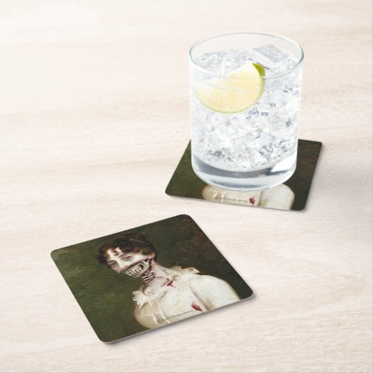 Hoesje Zombie Kartonnen Onderzetters (Insitu)