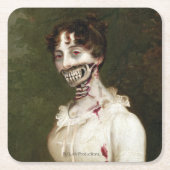 Hoesje Zombie Kartonnen Onderzetters (Voorkant)