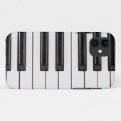 Hoesje zwart-wit pianotoetsenbord Hoesje (Achterkant (horizontaal))