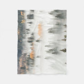 Hoesjes bergbos in Dawn Ground Fog Fleece Deken (Voorkant)