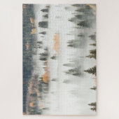 Hoesjes bergbos in Dawn Ground Fog Legpuzzel (Verticaal)