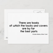 Hoesjes boeken briefkaart (Voorkant / Achterkant)