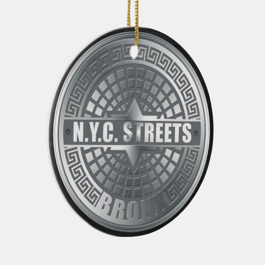 Hoesjes Bronx Keramisch Ornament (Rechts)