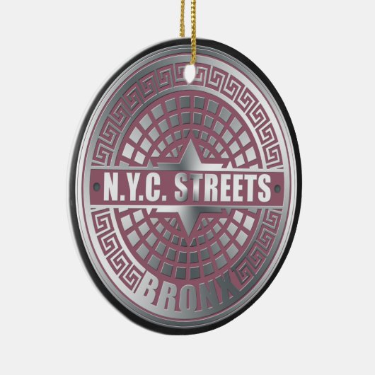 Hoesjes Bronx Keramisch Ornament (Rechts)