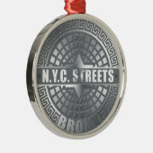 Hoesjes Bronx Metalen Ornament (Rechts)