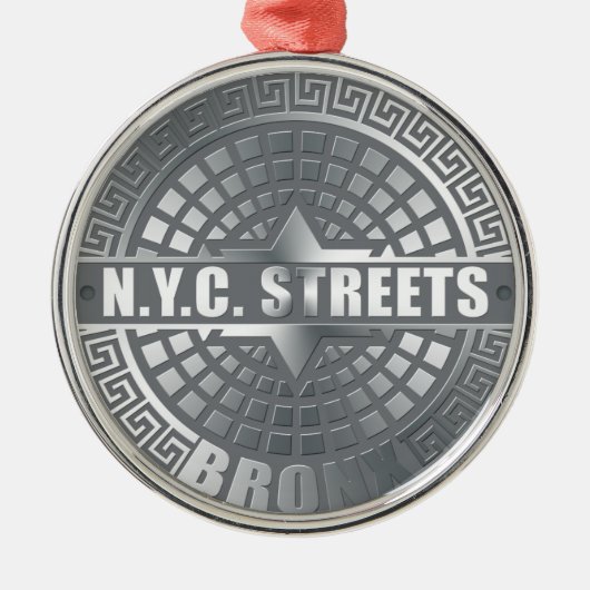 Hoesjes Bronx Metalen Ornament (Voorkant)